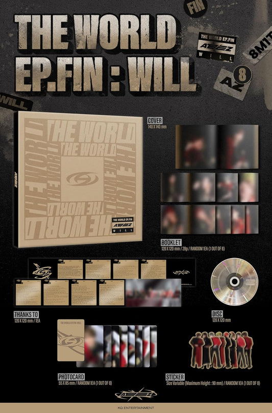 ATEEZ - THE WORLD EP: FIN WILL (DIGIPAK VER.)