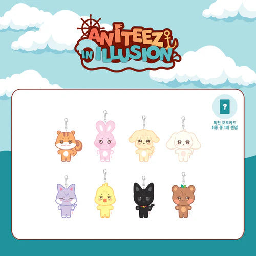 ATEEZ - ANITEEZ IN ILLUSION - PLUSH KEYRING
