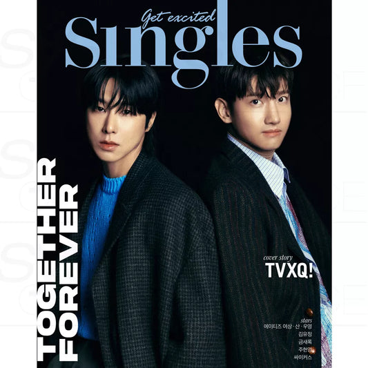SINGLES KOREA - JANUARY 2024 - TVXQ!