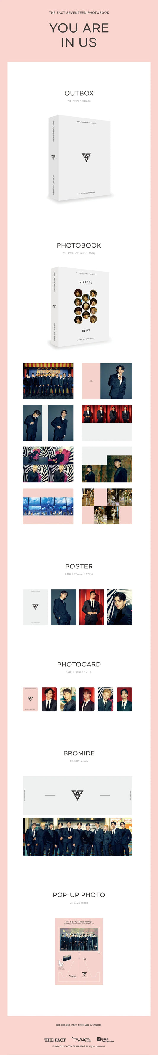 SEVENTEEN - 2021 THE FACT MUSIC AWARDS : YOU ARE IN US (PHOTOBOOK)