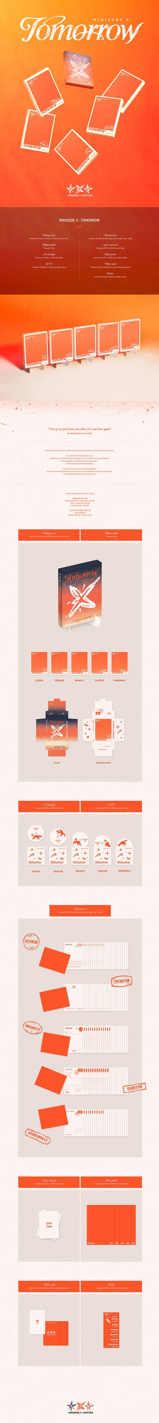 TXT - 6TH MINI ALBUM - MINISODE 3: TOMORROW (LIGHT VER.)