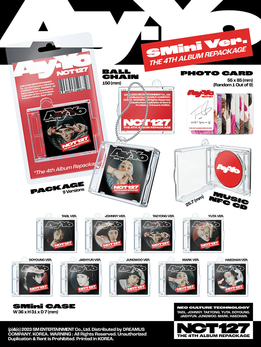 NCT 127 - AY-YO (SMini VER.)