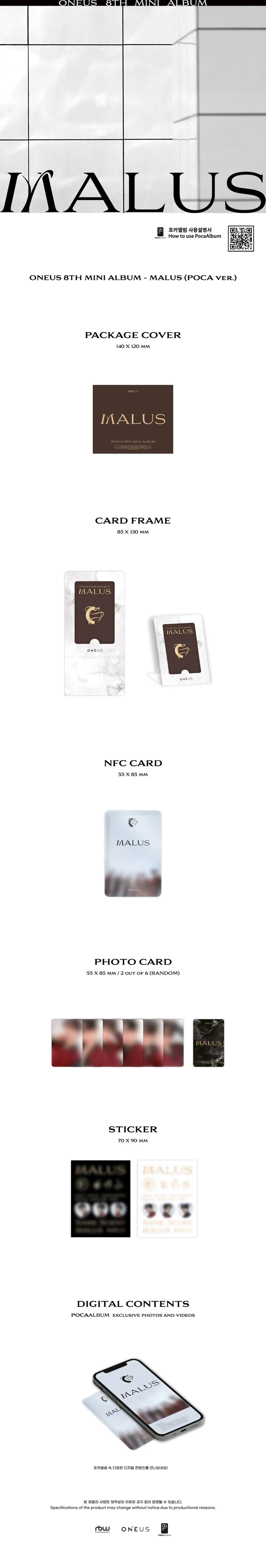 ONEUS - MALUS (POCA VER.)