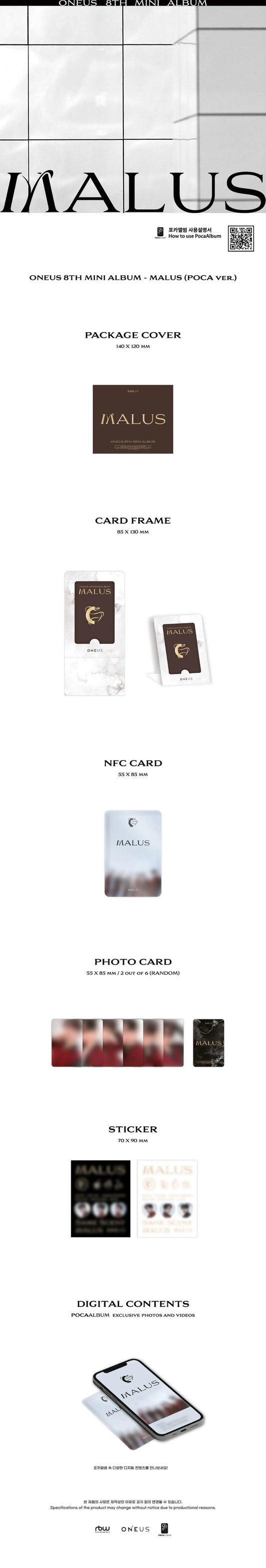 ONEUS - MALUS (POCA VER.)
