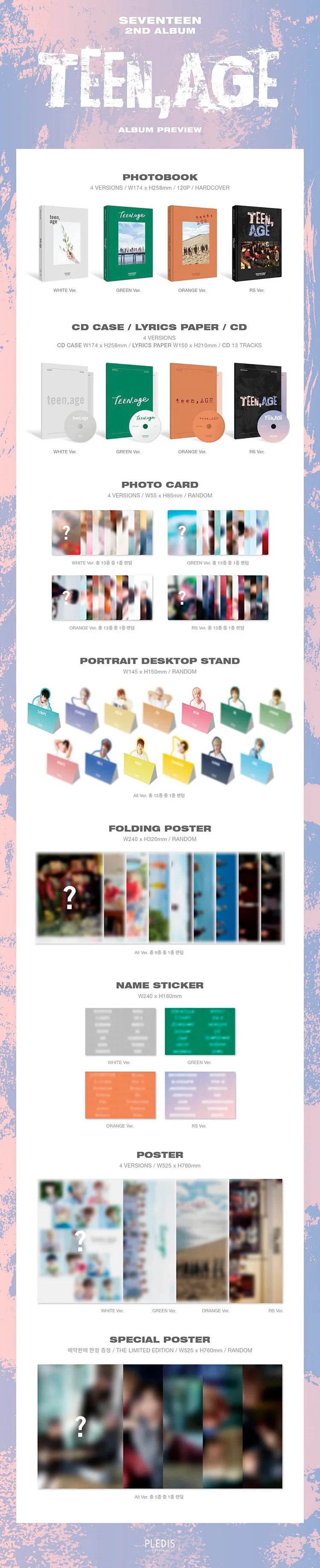 SEVENTEEN - TEEN, AGE (RE-RELEASE)