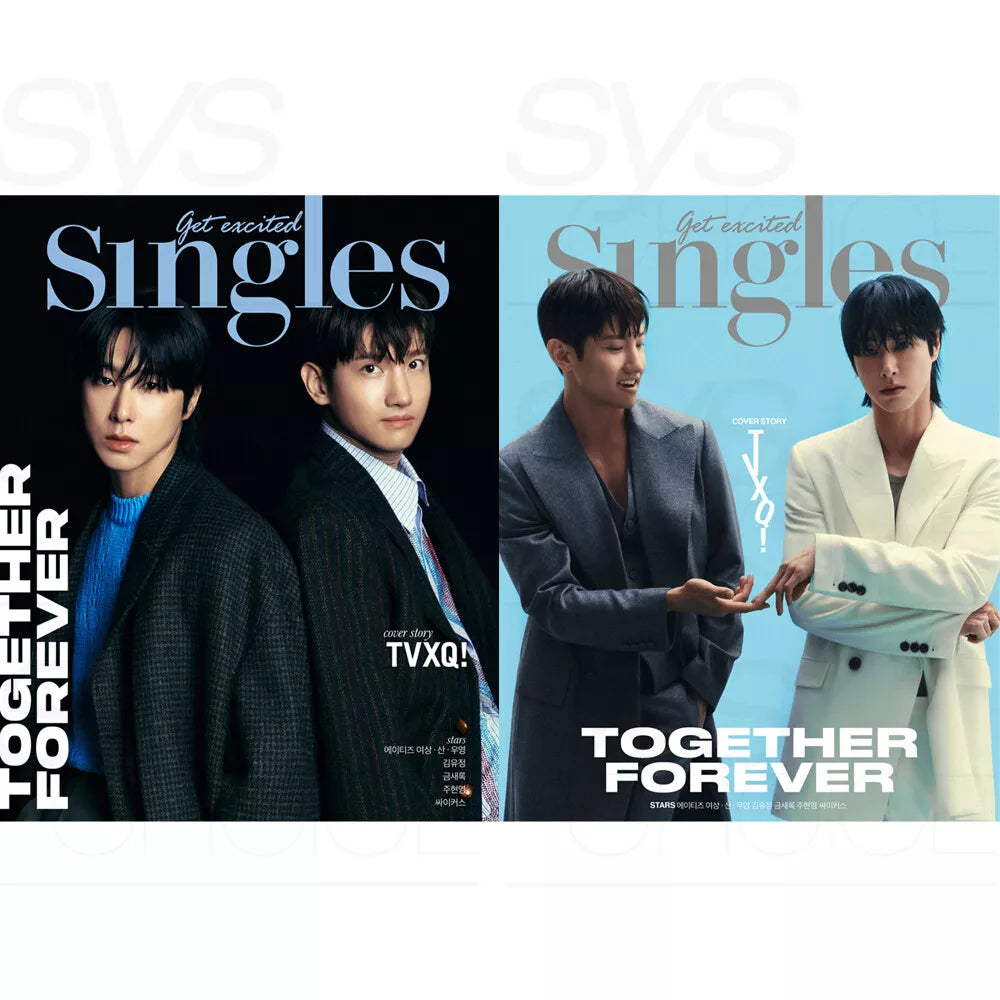 SINGLES KOREA - JANUARY 2024 - TVXQ!