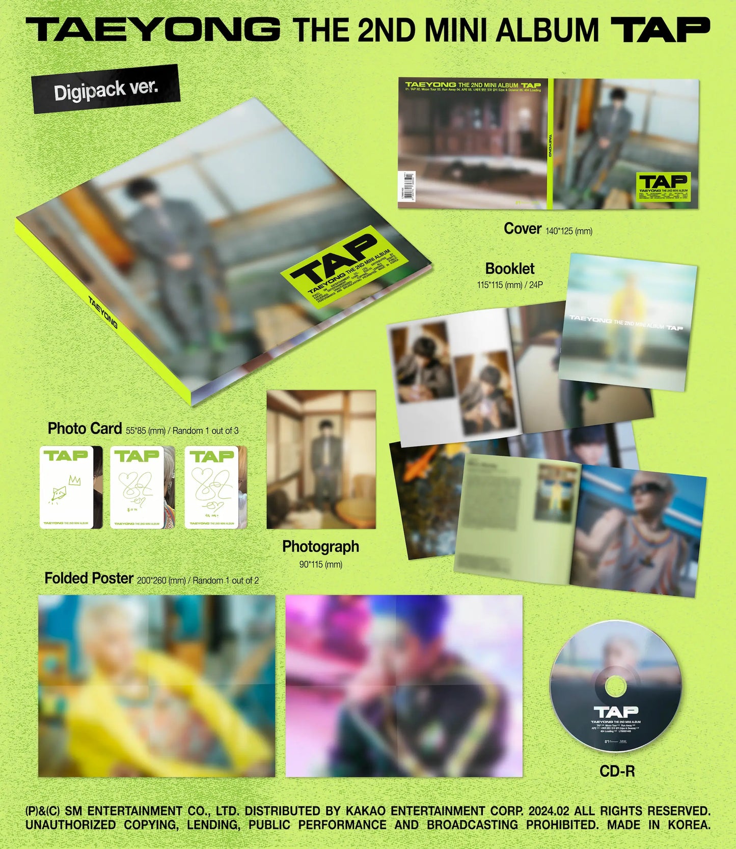 TAEYONG (NCT) - TAP (DIGIPAK VER.)
