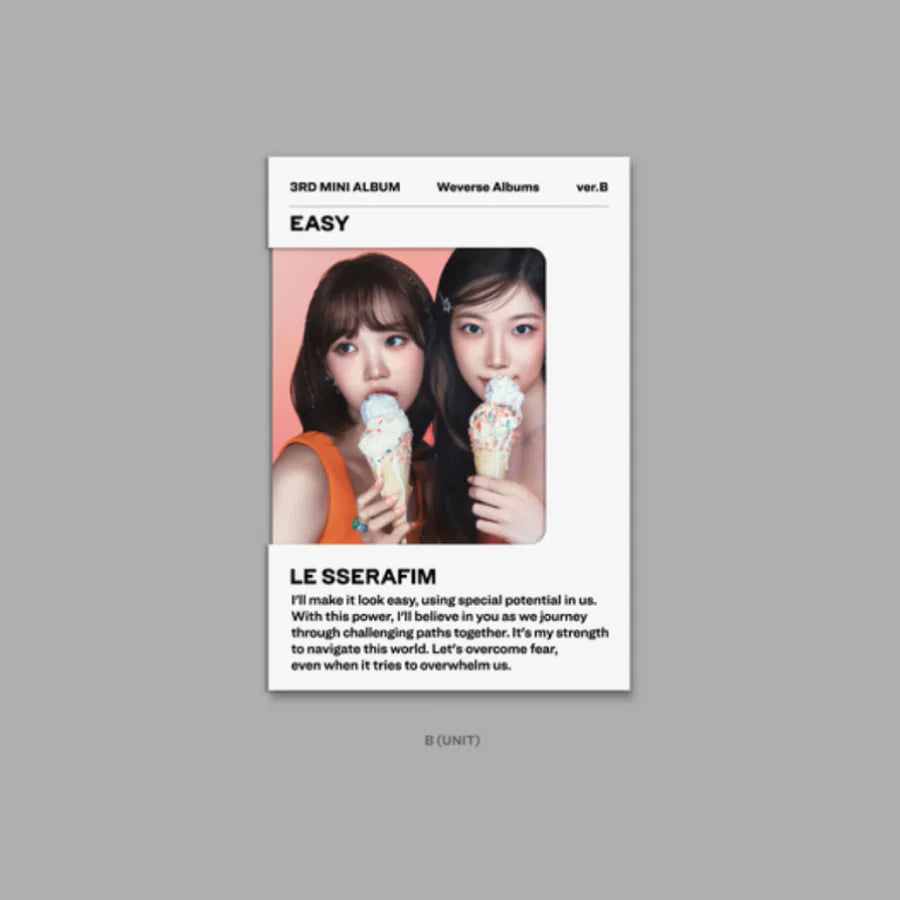 LE SSERAFIM - EASY (WEVERSE VER.)