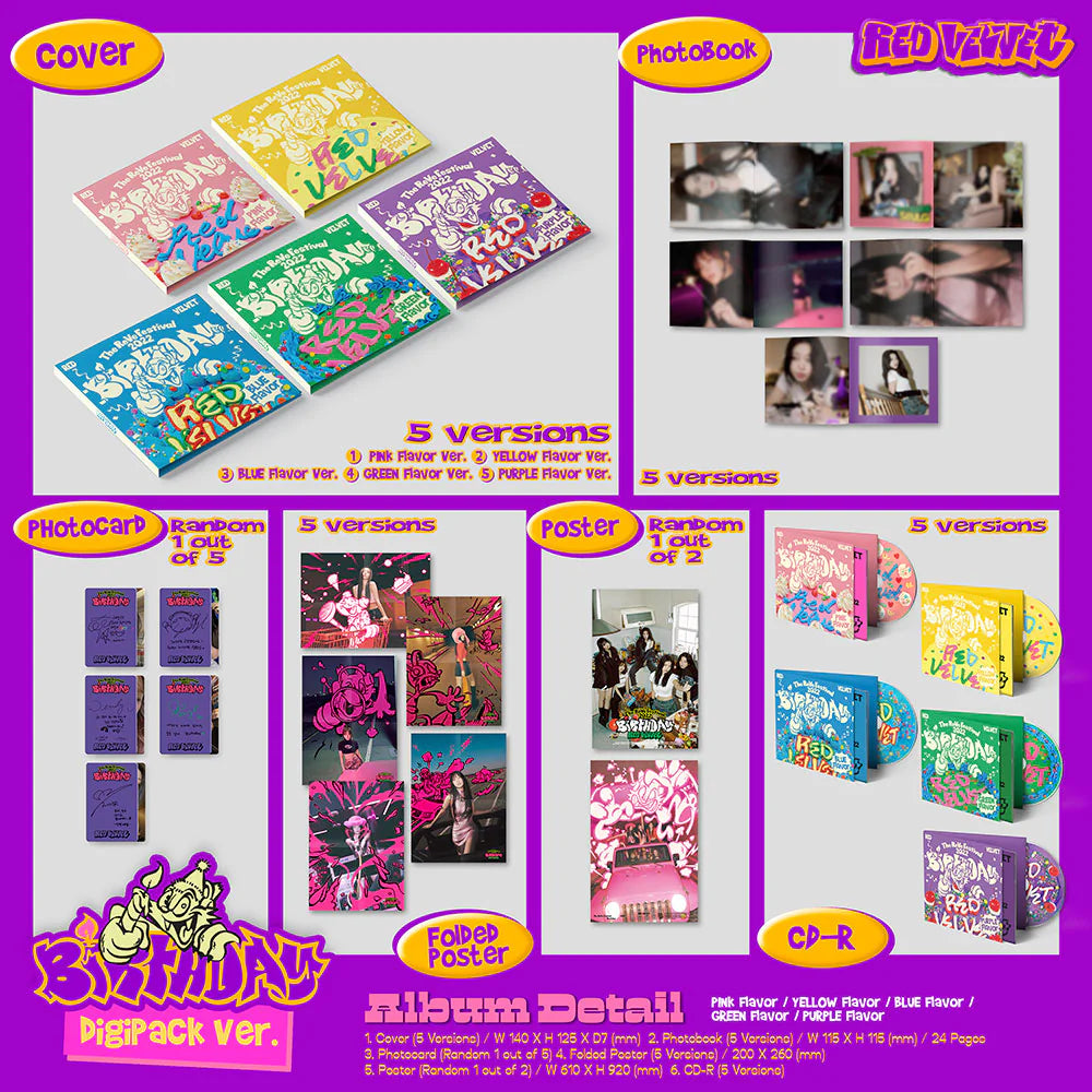 RED VELVET - BIRTHDAY (DIGIPAK VER.)