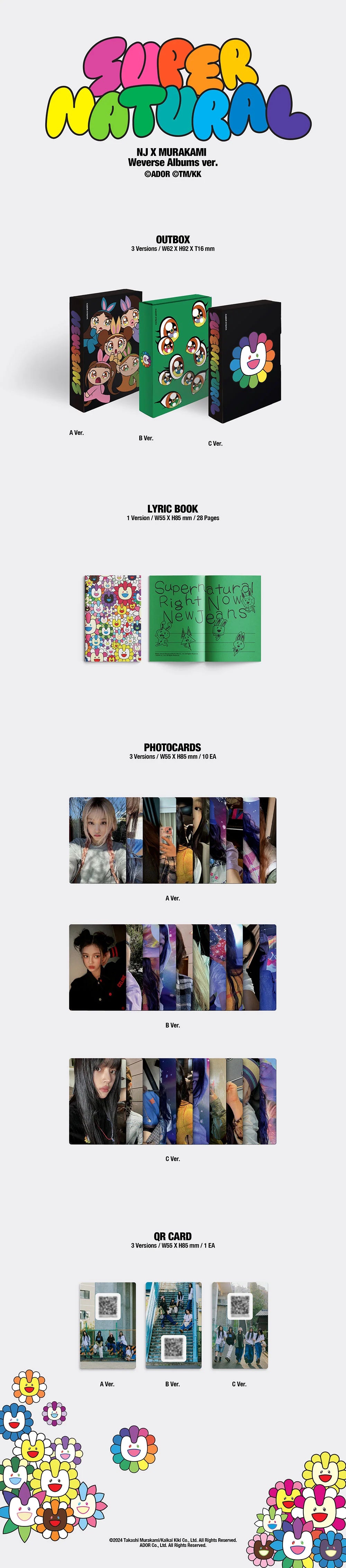 NEWJEANS - SUPERNATURAL (NJ X MURAKAMI WEVERSE ALBUM VER.)